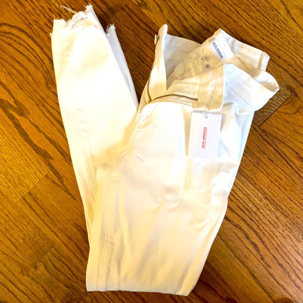 Good American Good Legs white denim size 6/28